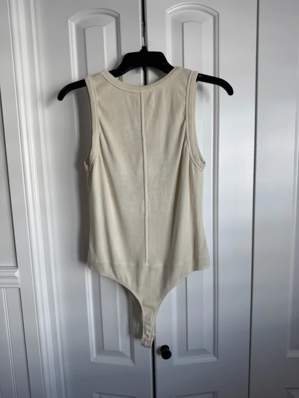 Rowan Cream Ribbed Tank Bodysuit never worn. Size M - Picture 4 of 4